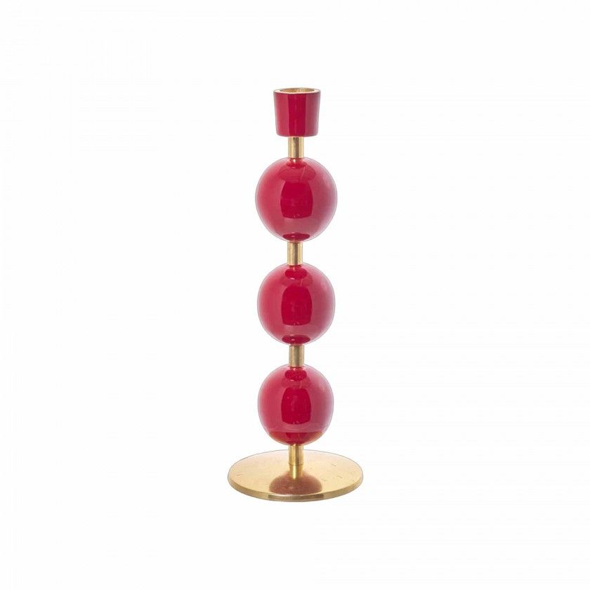 Castiçal Metal Lacado 26cm Castiçal Metal Lacado 26cm