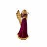 Anjo Poliresina Bordô e Dourado 20X15X34cm Anjo Poliresina Bordô e Dourado 20X15X34cm