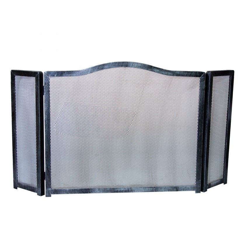 Frente Para Lareira Capela Prateado Frente Para Lareira Capela Prateado