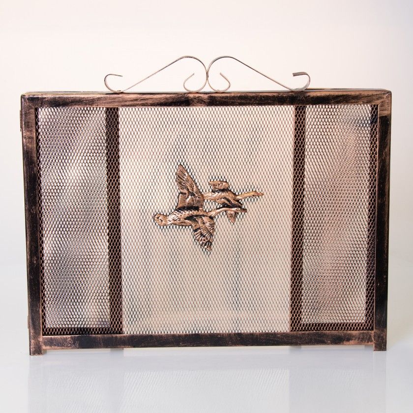 Frente Para Lareira Com Desenho Bronze Frente Para Lareira Com Desenho Bronze