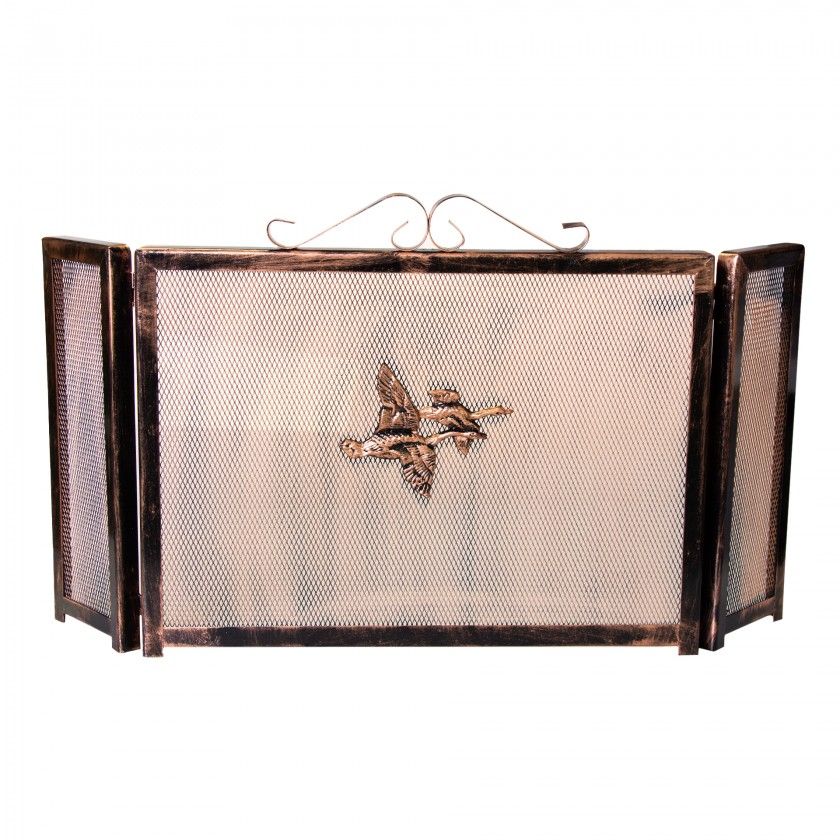 Frente Para Lareira Com Desenho Bronze Frente Para Lareira Com Desenho Bronze