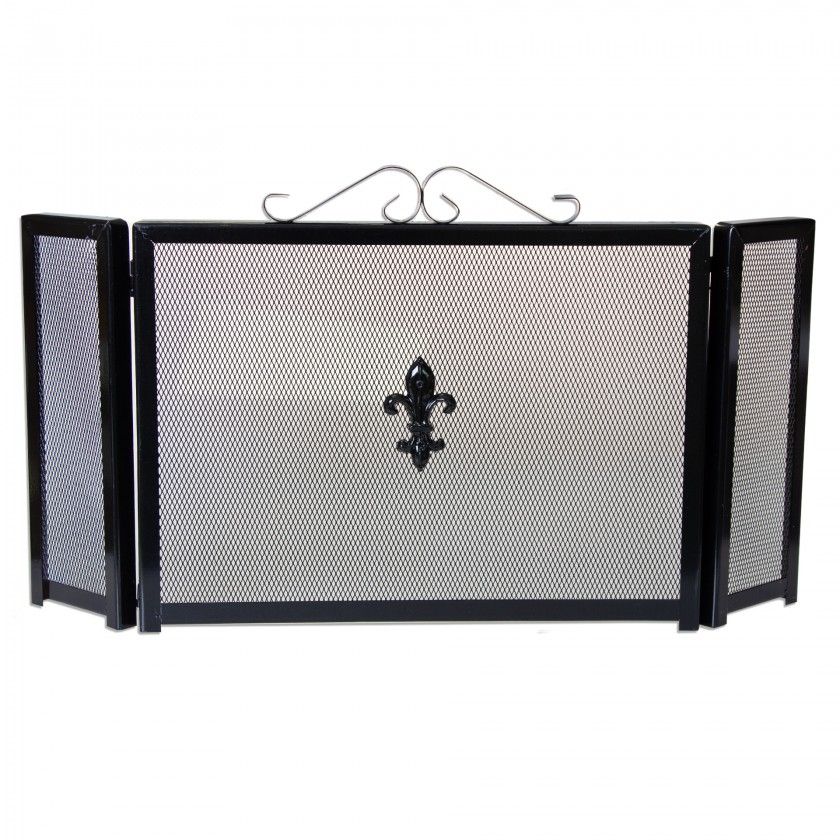 Frente Para Lareira Com Desenho Preto Frente Para Lareira Com Desenho Preto