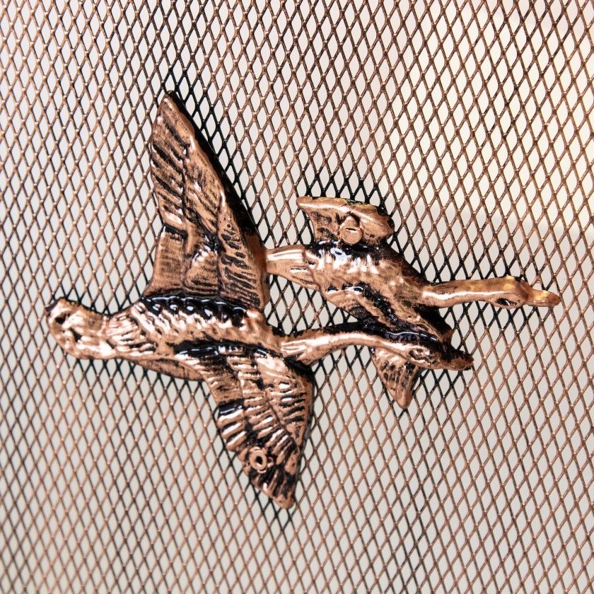 Frente Para Lareira Com Desenho Bronze Frente Para Lareira Com Desenho Bronze