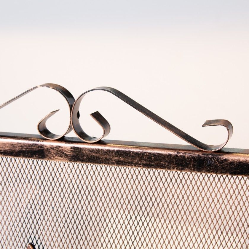 Frente Para Lareira Com Desenho Bronze Frente Para Lareira Com Desenho Bronze