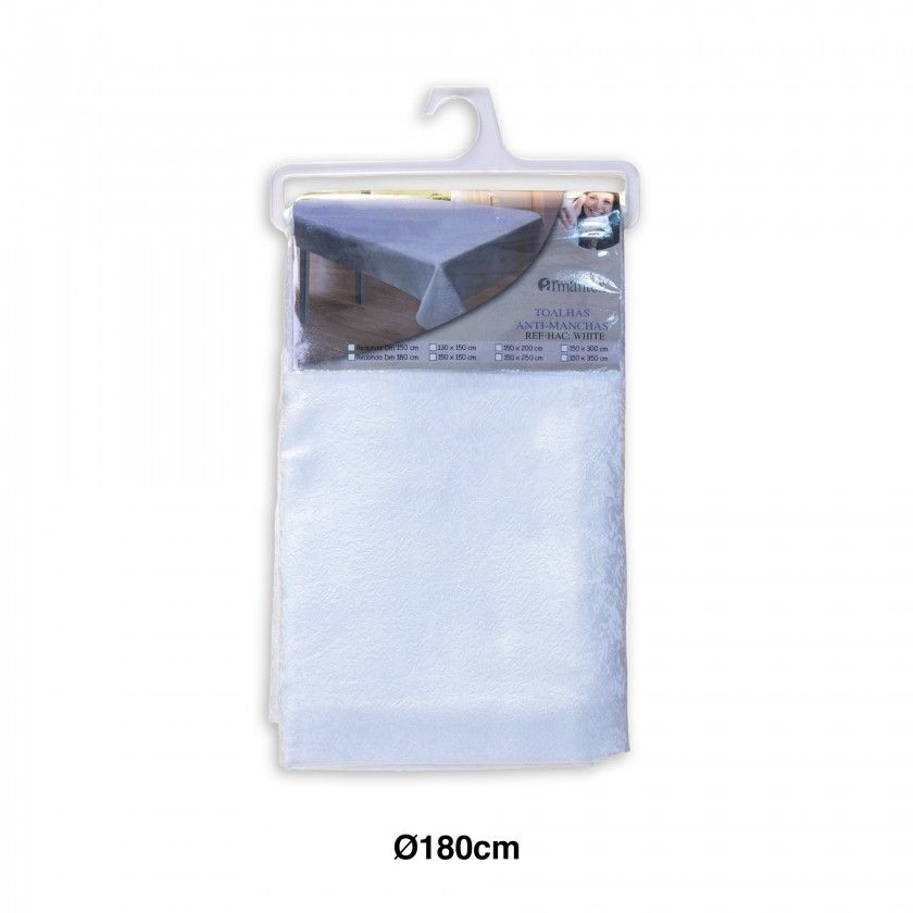 Toalha Mesa Branco 80cm Toalha Mesa Branco 80cm