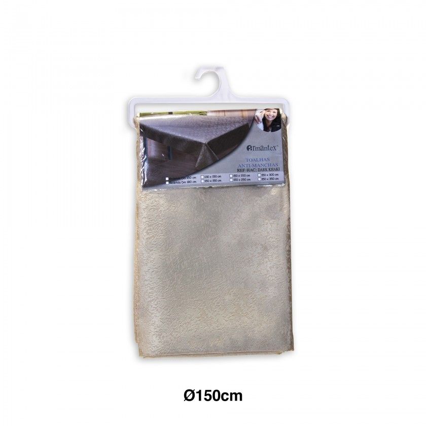 Toalha Mesa Kaki 150cm Toalha Mesa Kaki 150cm