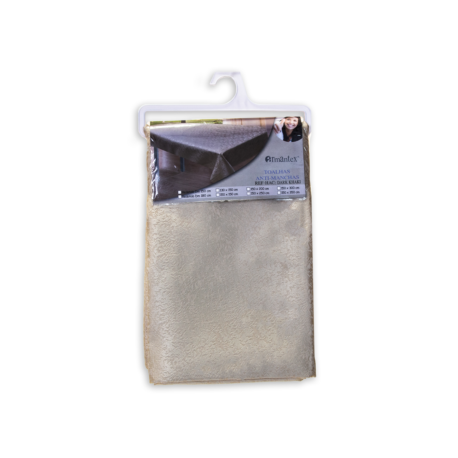 Toalha Mesa Kaki 150cm