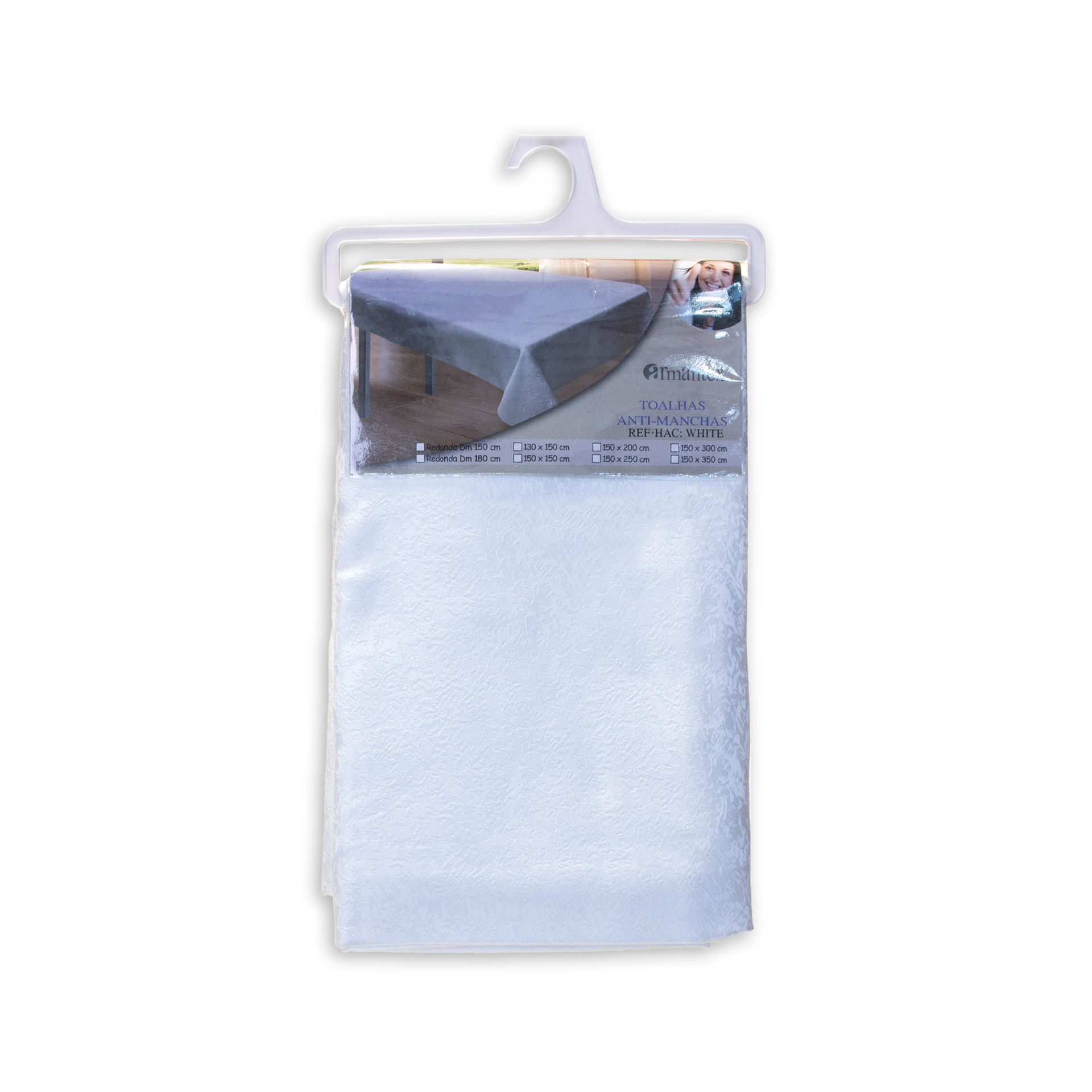 Toalha Mesa Branco 80cm