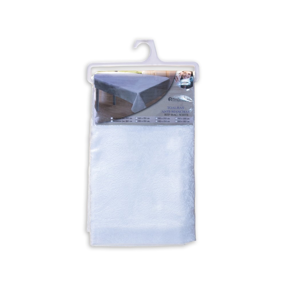 Toalha Mesa Branco 150cm