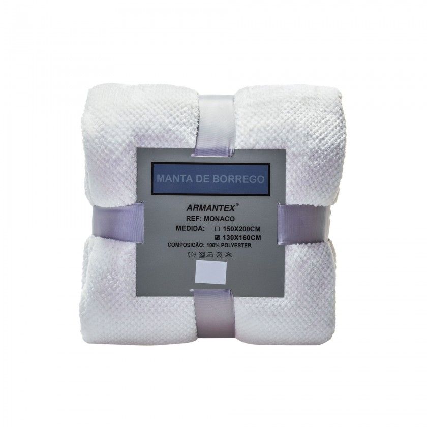 Manta Monaco Natural 130X160cm Manta Monaco Natural 130X160cm