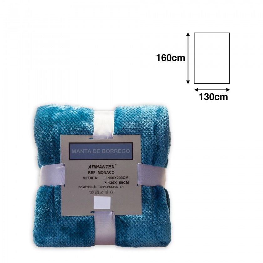 Manta Monaco Petroleo 130X160cm