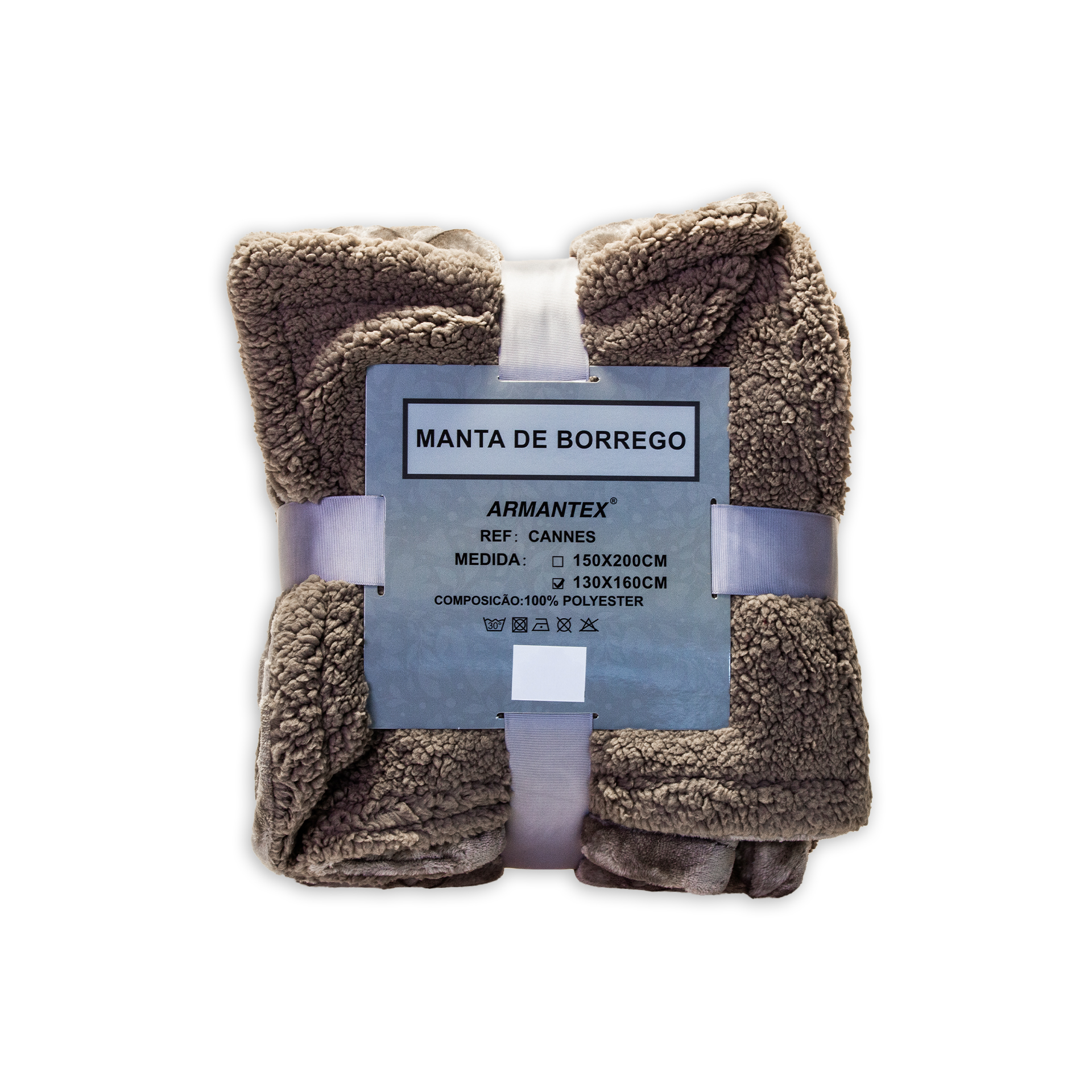 Manta Cannes Taupe 130X160cm