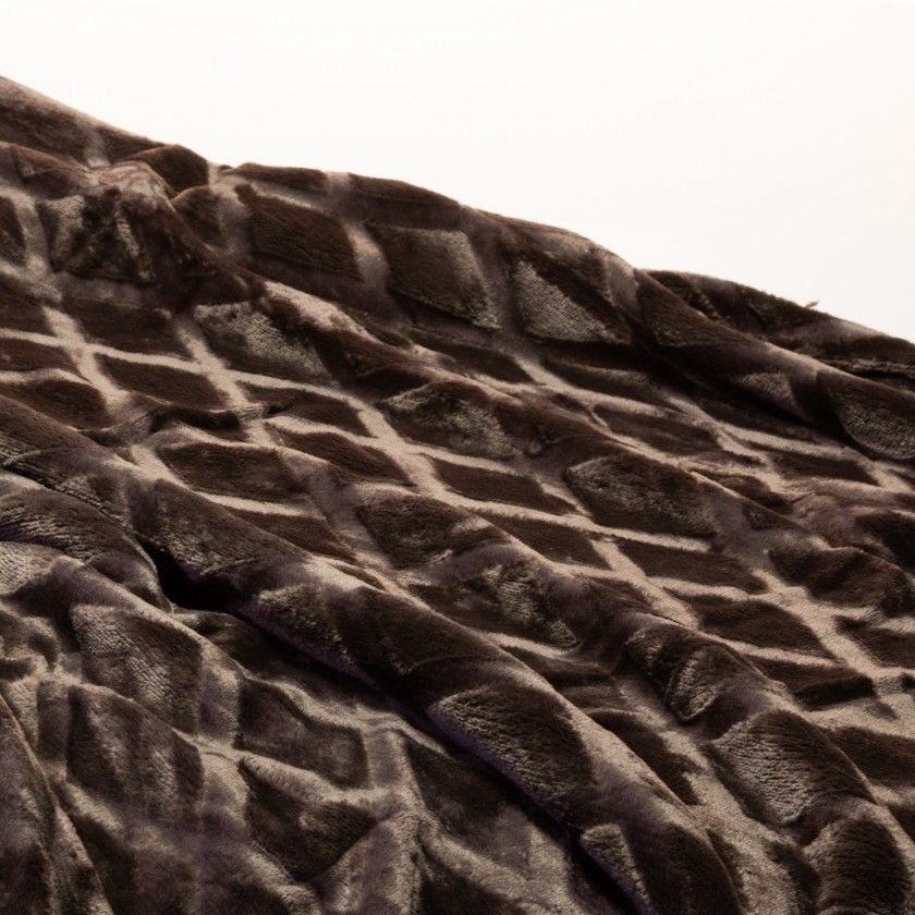 Manta Cannes Castanho 130X160cm Manta Cannes Castanho 130X160cm