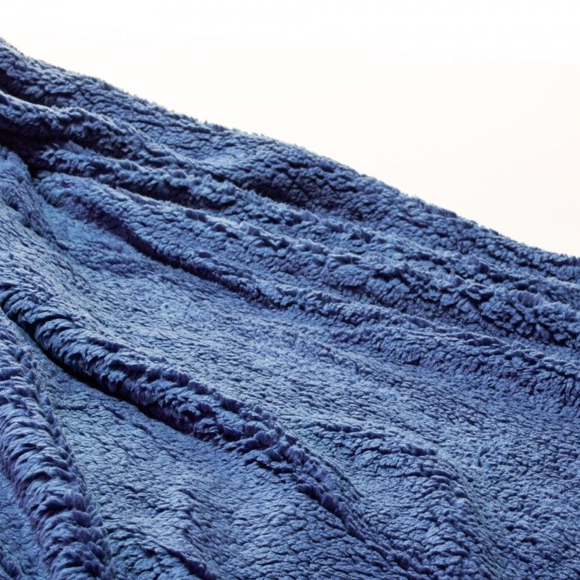 Manta Cannes Azul 130X160cm Manta Cannes Azul 130X160cm