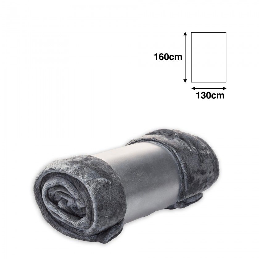 Manta Carla Antracite 130X160cm