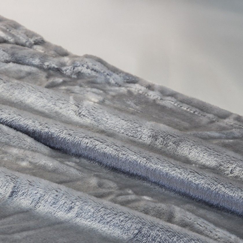 Manta Carla Cinza 130X160cm Manta Carla Cinza 130X160cm