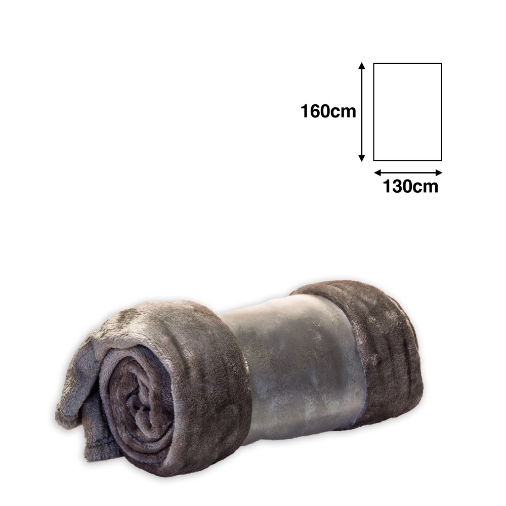 Manta Carla Taupe 130X160cm