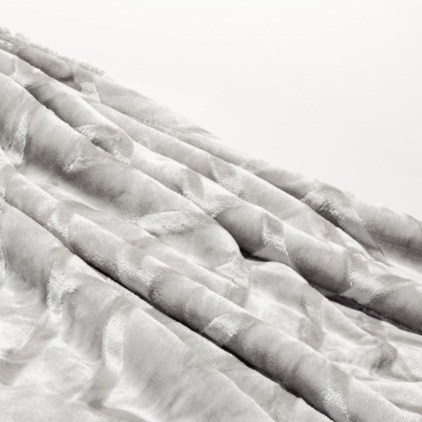 Manta Silvia Cinza 150X200cm Manta Silvia Cinza 150X200cm