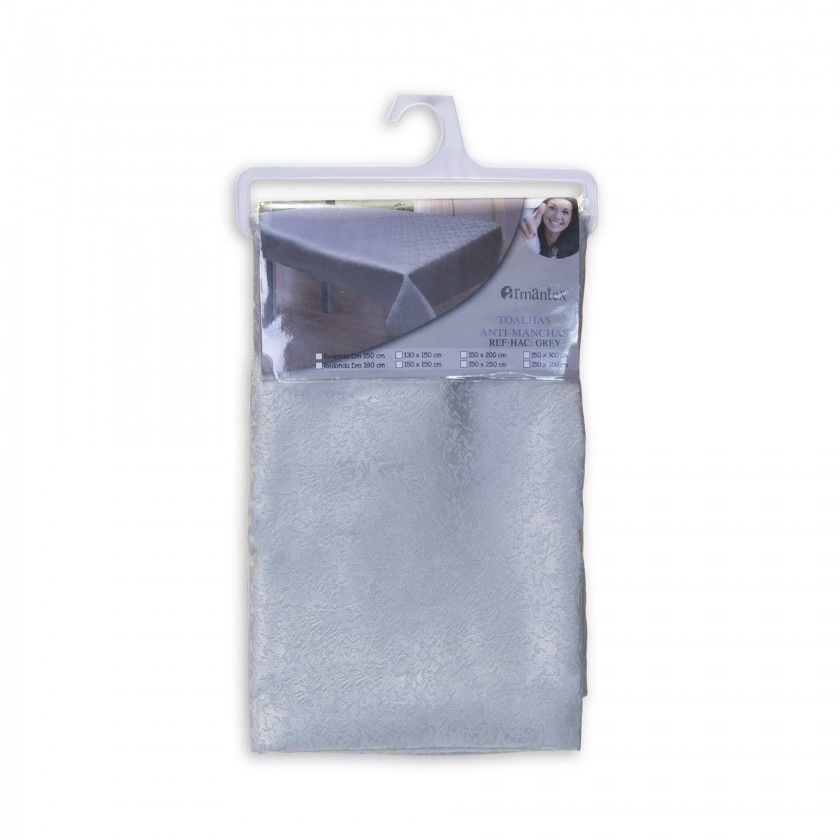 Toalha Mesa Cinza 150X350cm Toalha Mesa Cinza 150X350cm