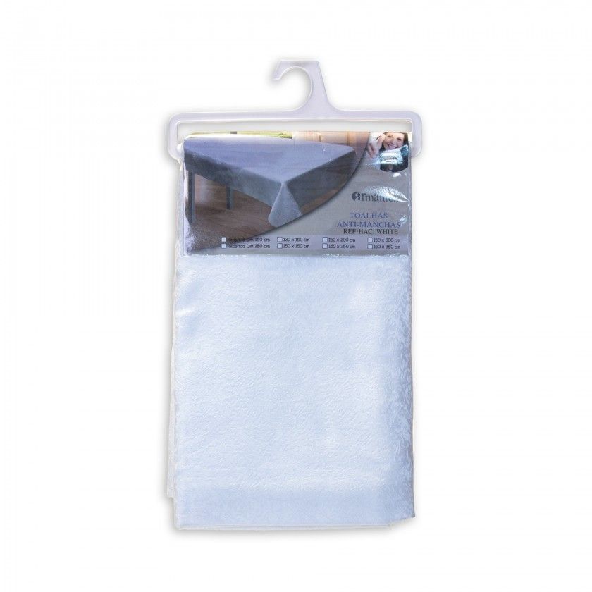 Toalha Mesa Branco 150X300cm Toalha Mesa Branco 150X300cm