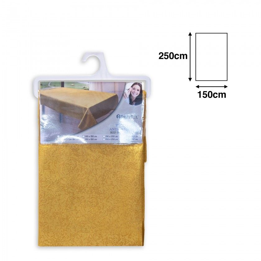 Toalha Mesa Amarelo 150X250cm Toalha Mesa Amarelo 150X250cm