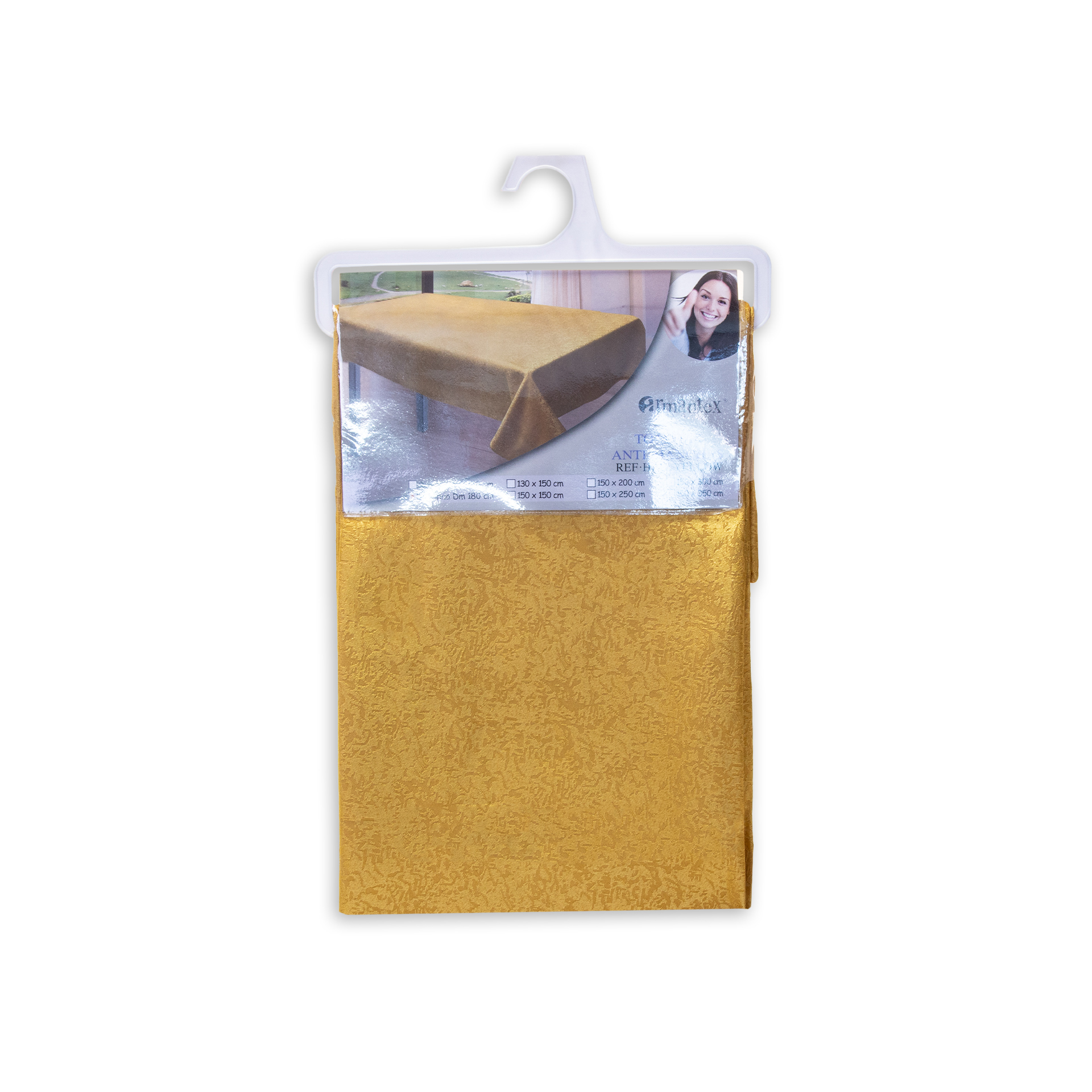 Toalha Mesa Amarelo 150X150cm