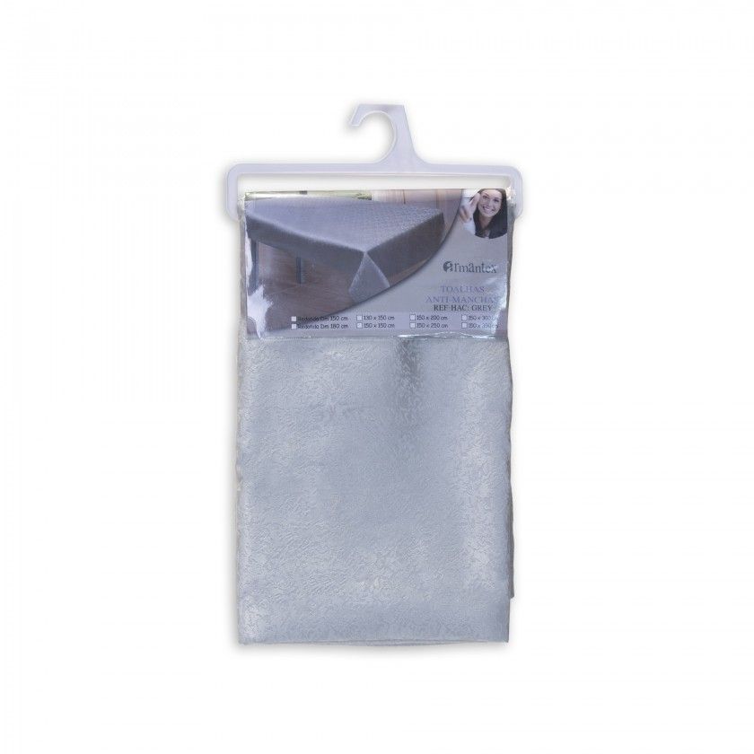 Toalha Mesa Cinza 150X150cm Toalha Mesa Cinza 150X150cm