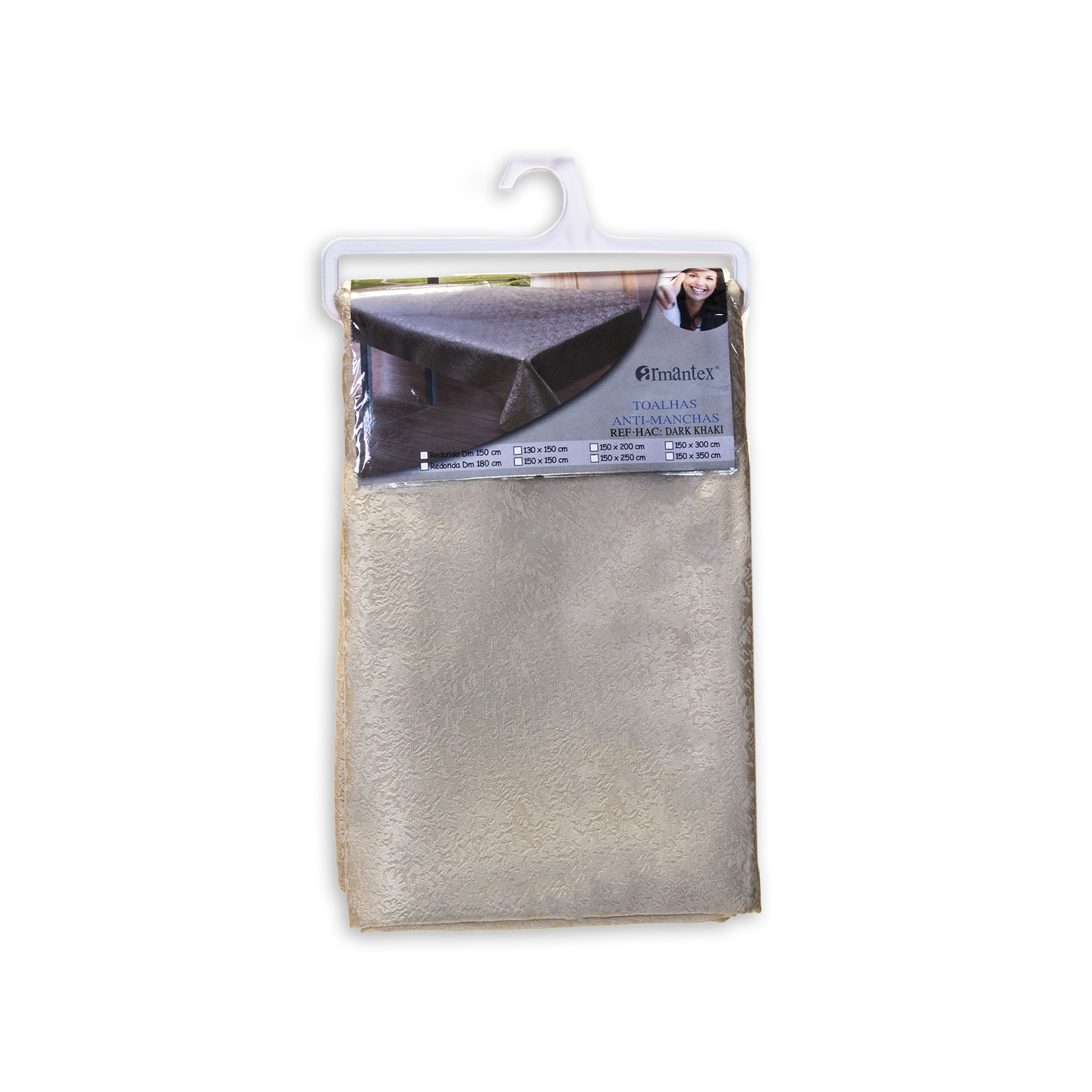 Toalha Mesa Kaki 180cm