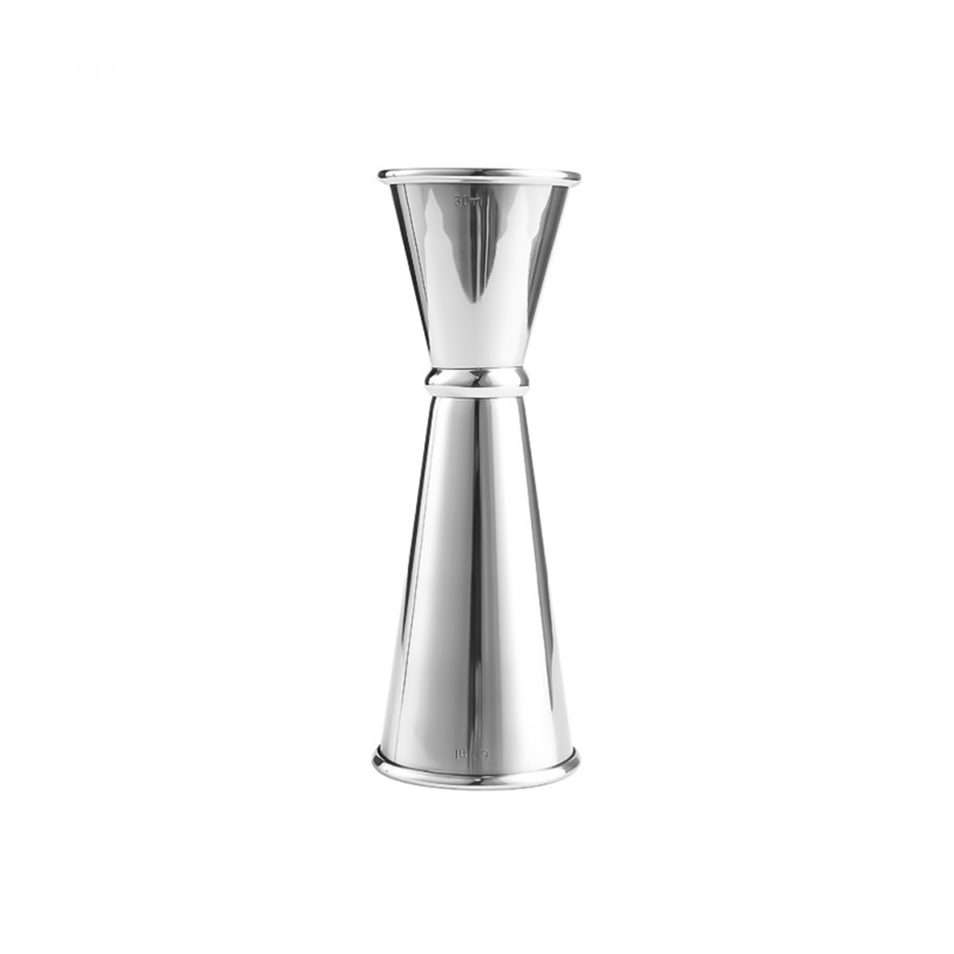 Medidor Jigger Japonês Prateado 30/60ml