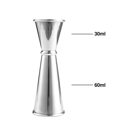 Medidor Jigger Japonês Prateado 30/60ml - Image product