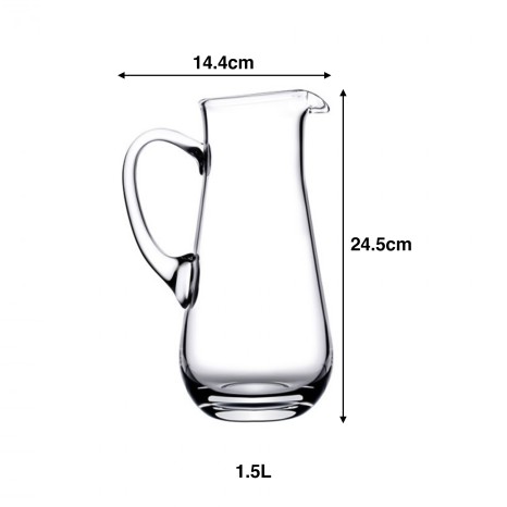 Jarro Vidro Aqua Crystallin 1500ml 14.4X24.5cm - Image product