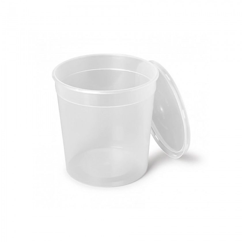 Tampa Pl�stico Transparente Pack 50