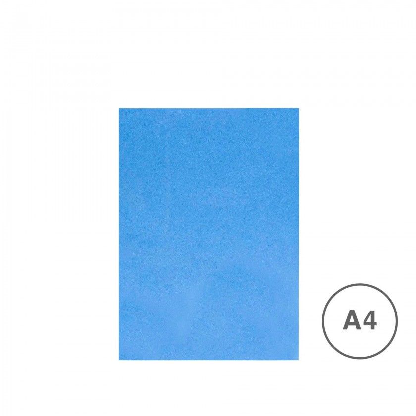 Folha Esponja Eva Azul C�u A4 20X29cm