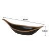 Bandeja Melamina Crocker Castanho 42X14X9.5cm Bandeja Melamina Crocker Castanho 42X14X9.5cm