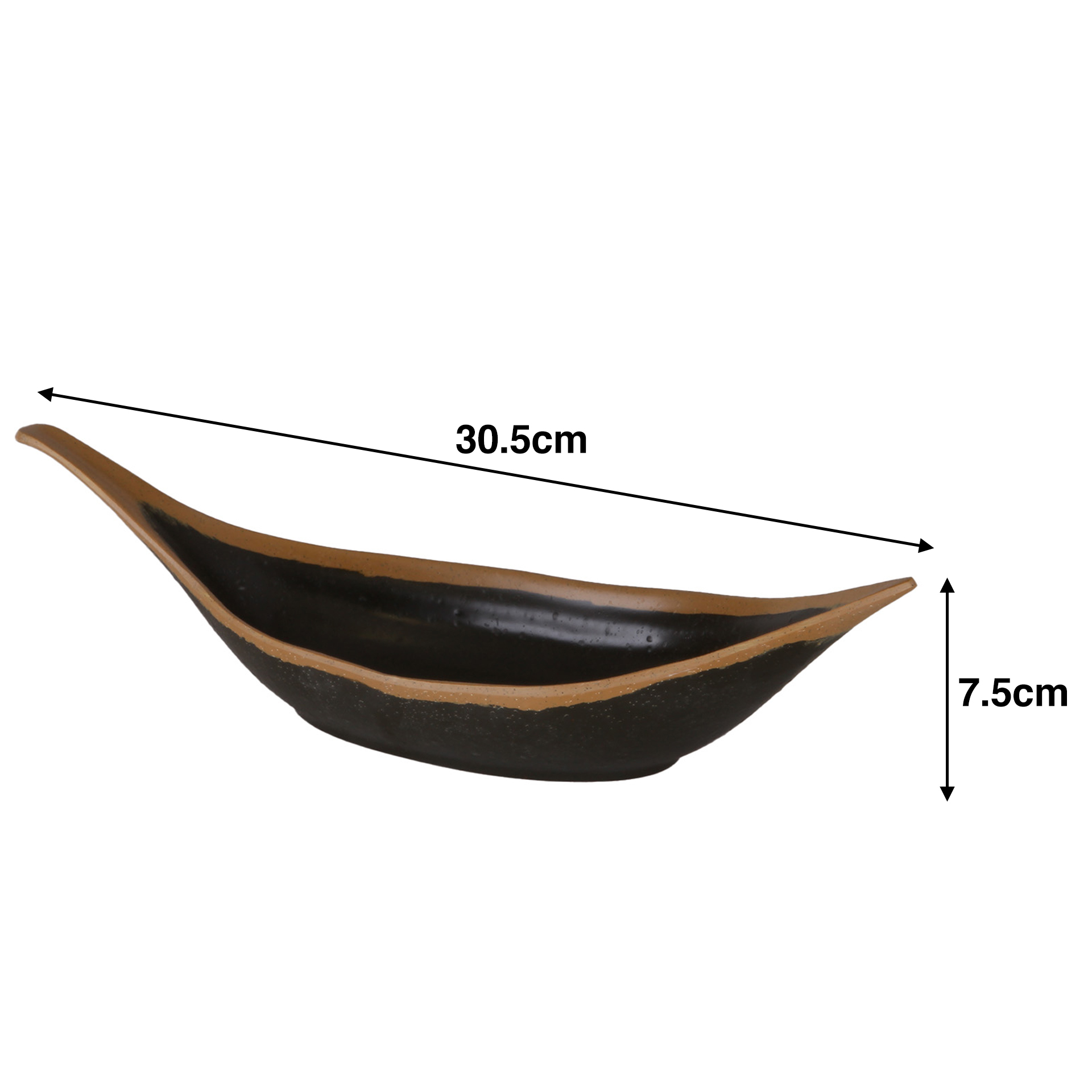 Bandeja Melamina Aps Crocker Castanho