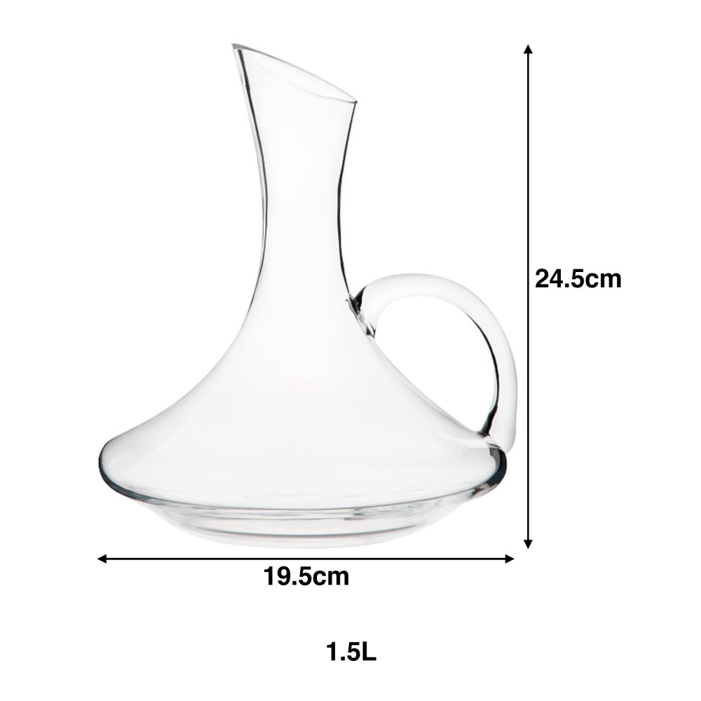 Decanter Vidro Alentejo com Asa 1500ml 19.5X24.5cm