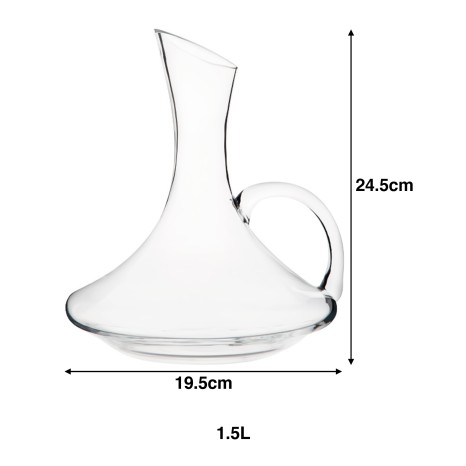 Decanter Vidro Alentejo com Asa 1500ml 19.5X24.5cm - Image product