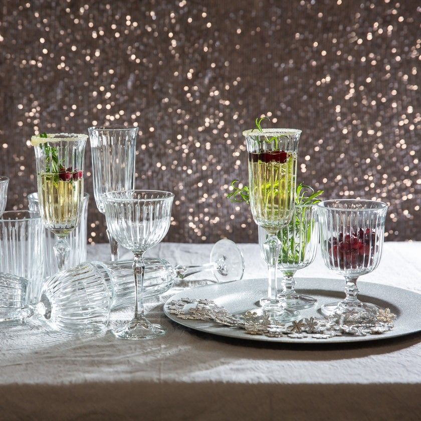 Copo com Pé Joy Flute 17.5cl 6.5X22.5cm Pack 4 Copo com Pé Joy Flute 17.5cl 6.5X22.5cm Pack 4