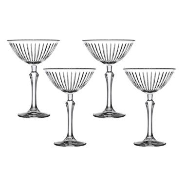 Copo com Pé Joy Cocktail 22cl 11.6X16.2cm Pack 4