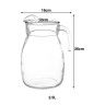 Jarro com Asa Vidro Niagara 2500ml 16X12X26cm Jarro com Asa Vidro Niagara 2500ml 16X12X26cm