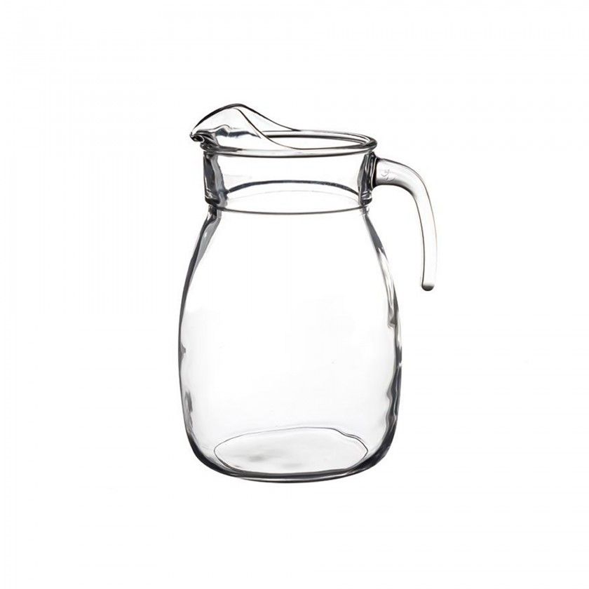 Jarro com Asa Vidro Niagara 2500ml 16X12X26cm Jarro com Asa Vidro Niagara 2500ml 16X12X26cm