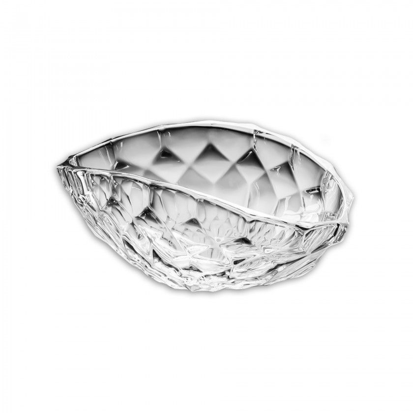 Centro Mesa Cristal Honey Oval 40.5cm