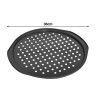 Forma Pizza Antiaderente Ovar com Abas / Furos 36cm Forma Pizza Antiaderente Ovar com Abas / Furos 36cm