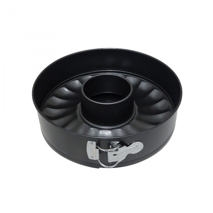 Forma Bolo Antiaderente Ovar com Cano 2 Fundos 26X7cm