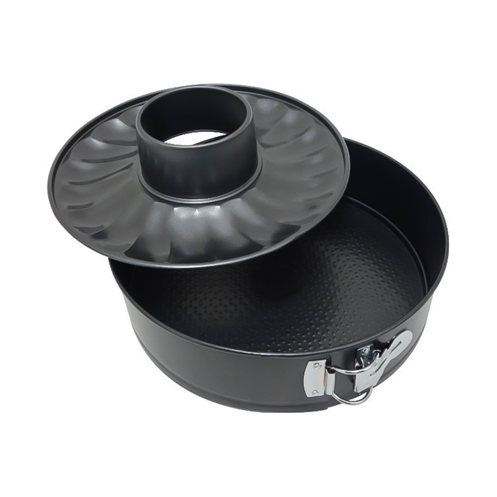Forma Bolo Antiaderente Ovar com Cano 2 Fundos 26X7cm