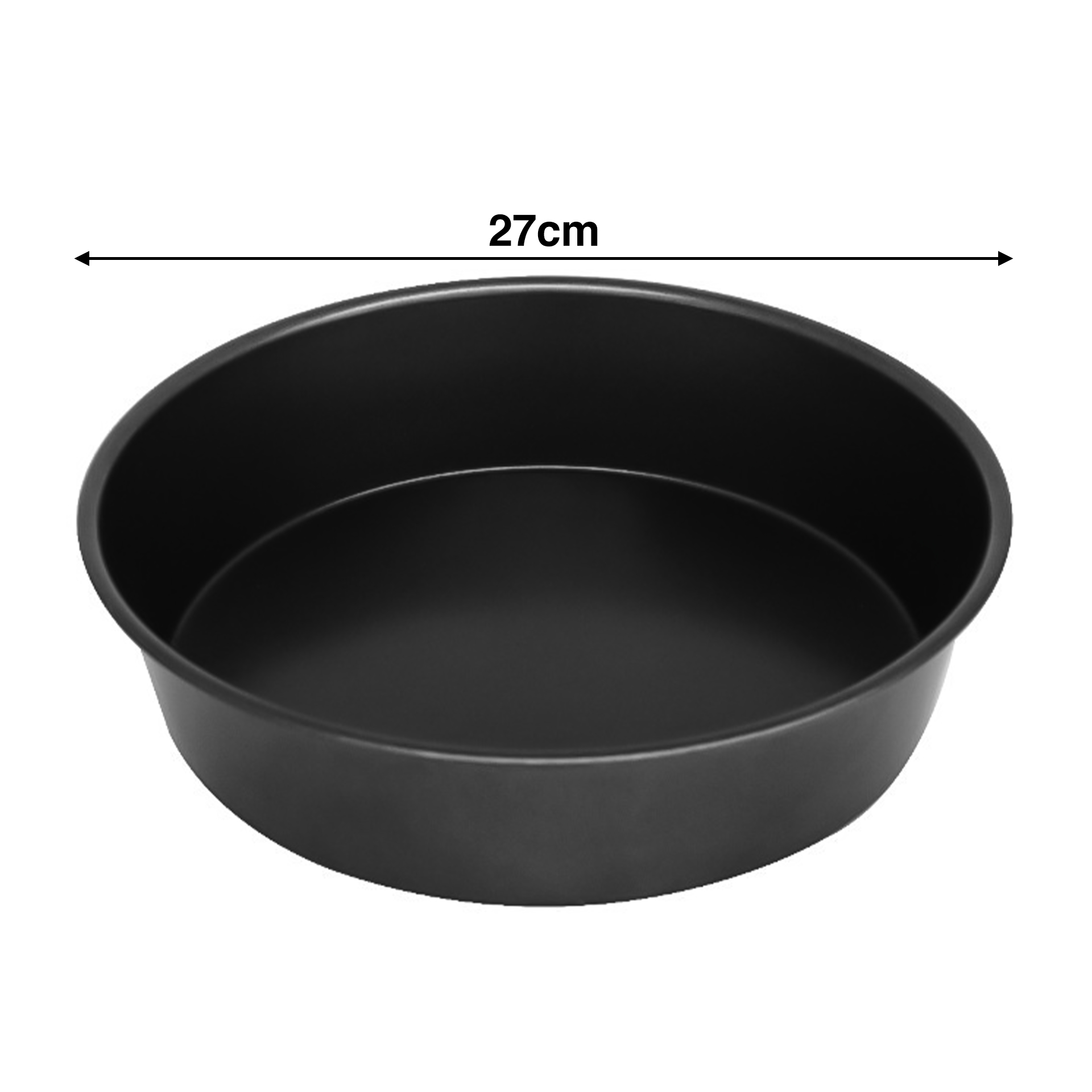 Forma Bolo Antiaderente Ovar Redondo 27X7cm