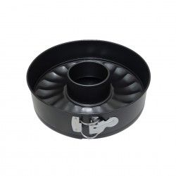 Forma Bolo Antiaderente Ovar com Cano 2 Fundos 26X7cm Forma Bolo Antiaderente Ovar com Cano 2 Fundos 26X7cm