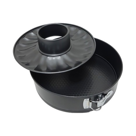 Forma Bolo Antiaderente Ovar com Cano 2 Fundos 26X7cm - Image product