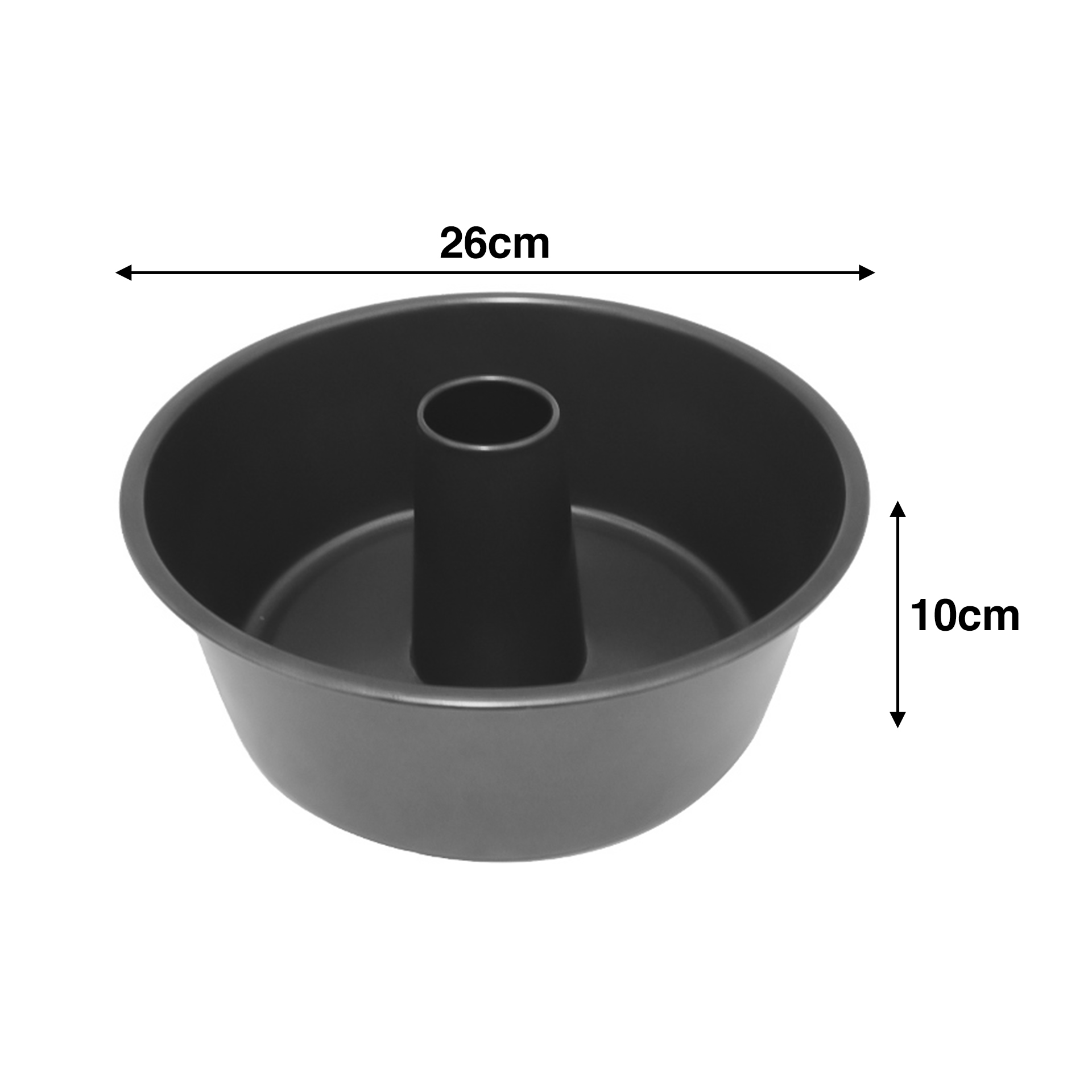 Forma Bolo Antiaderente Ovar com Cano