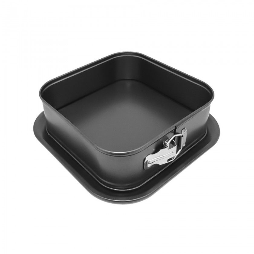 Forma Antiaderente Fundo Solto Ovar Quadrado 24X24X8cm Forma Antiaderente Fundo Solto Ovar Quadrado 24X24X8cm